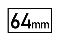 rozteč 64mm